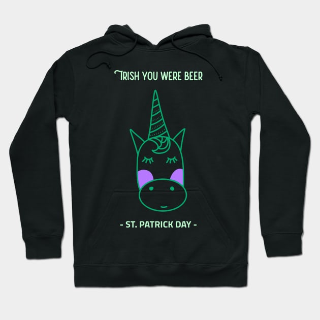 Irish you were beer Hoodie by Ashen Goods